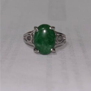 Jade Colored Ring